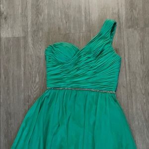 Green maxi dress